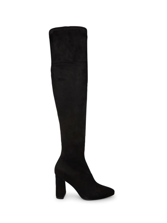 Steve Madden Shoes - SOLD OUT Steve Madden Black Over-the-Knee Suede Block Heel Boots